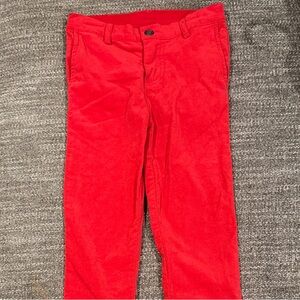 Edgehill Collection Red Kids Corduroy Pants